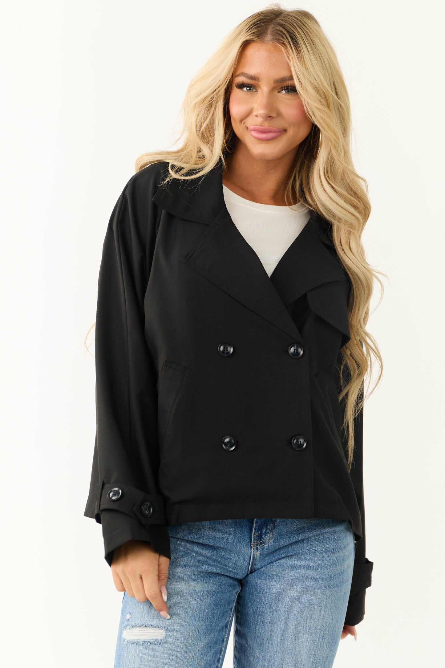 OneDiaLabel Tailored Double-Breasted Everyday Jacket
