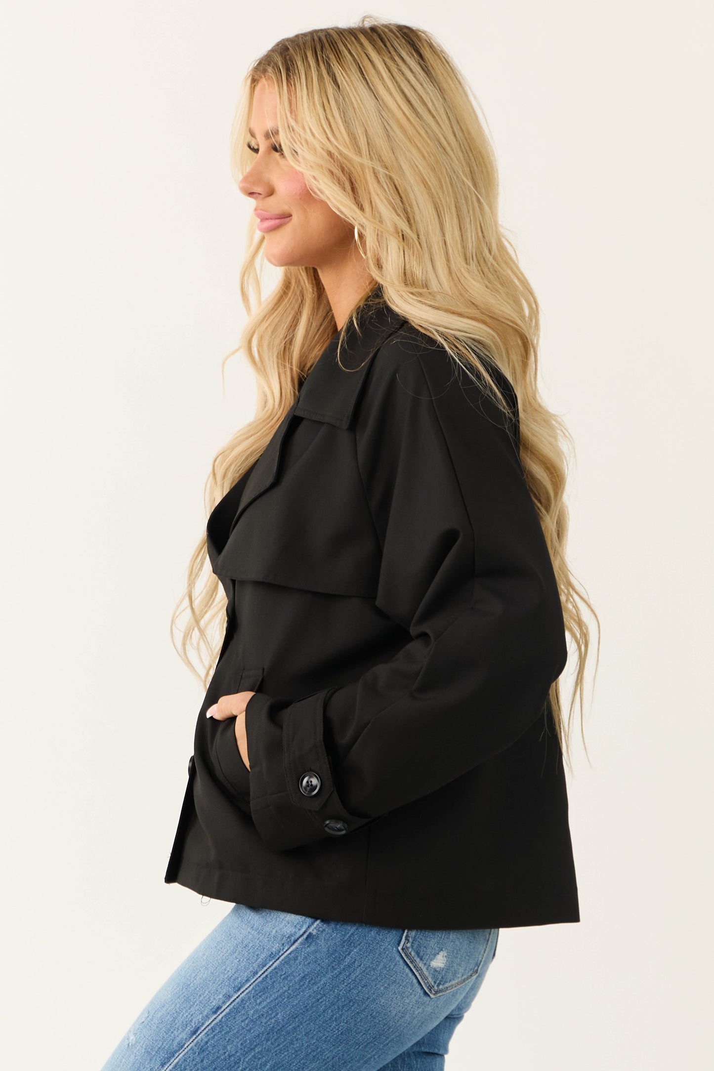 OneDiaLabel Tailored Double-Breasted Everyday Jacket