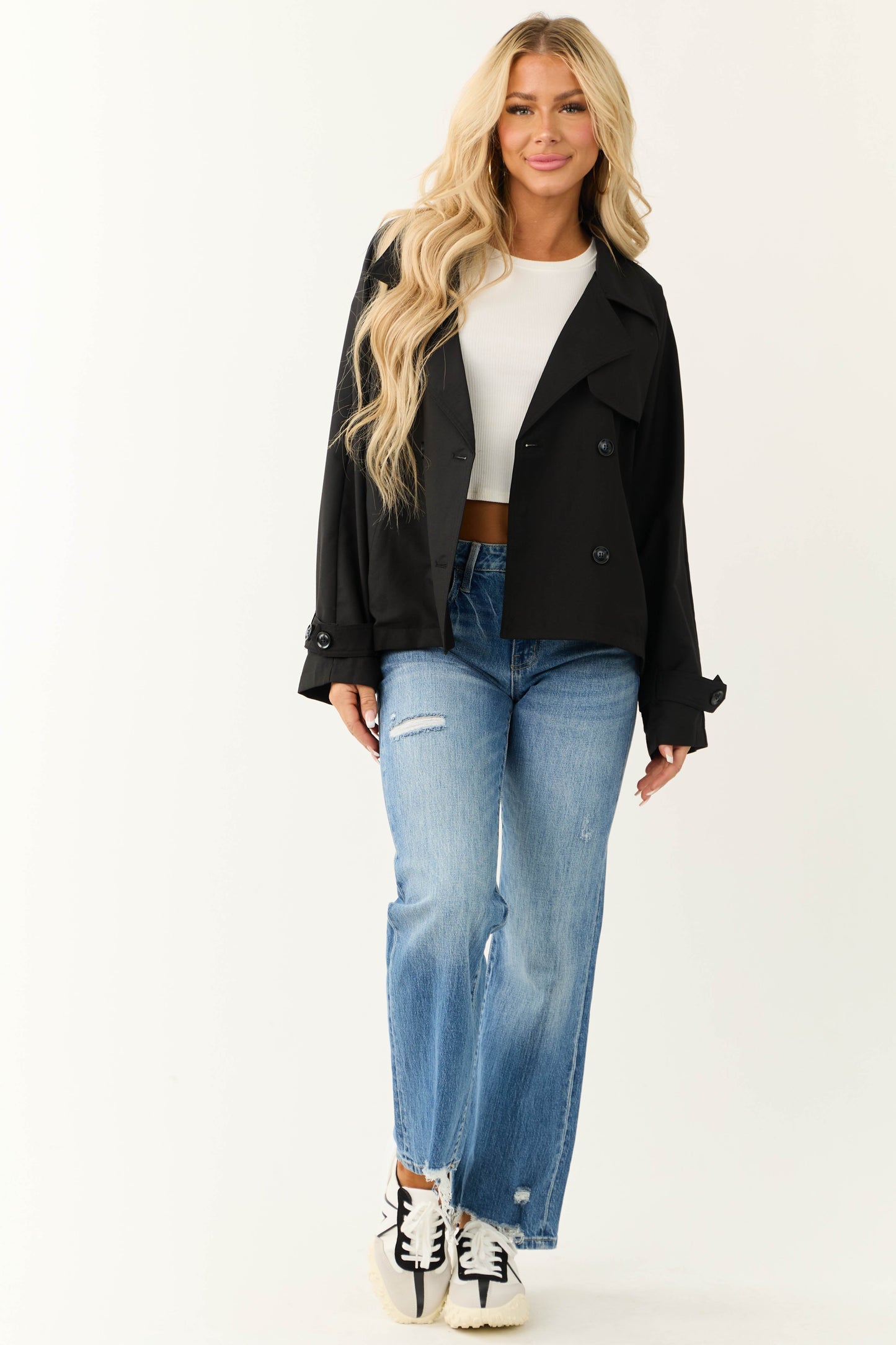 OneDiaLabel Tailored Double-Breasted Everyday Jacket